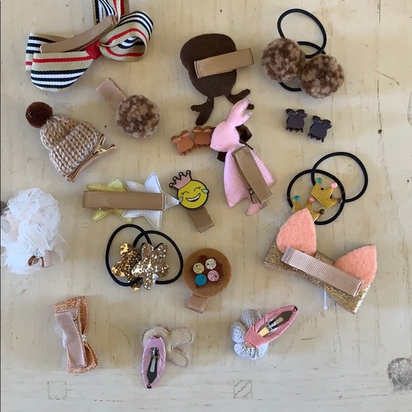 22pc Tan Hair Accessories Collection - Picture 6 of 7